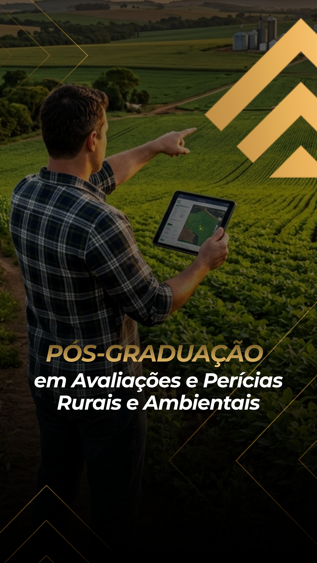 Capa do curso Pós-Graduação em Avaliações e Perícias Rurais e Ambientais